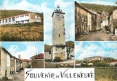 04 Alpe De Haute Provence / CPSM FRANCE 04 "Souvenir de Villeneuve"