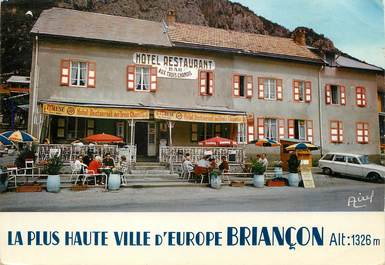 / CPSM FRANCE 05 "Briançon, hôtel des 3 chamois"