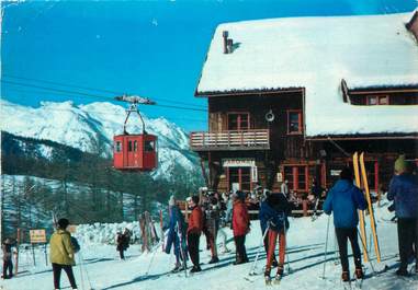 / CPSM FRANCE 05 "Serre Chevalier, la gare de Serre Ratier" / SKI