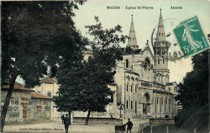 CPA FRANCE 71 "Mâcon, Eglise Saint Pierre"