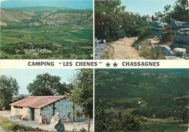 / CPSM FRANCE 07 "Chassagnes Les Vans" / CAMPING