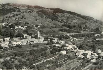 / CPSM FRANCE 07 "Saint Jean de Muzols, vue générale aérienne"