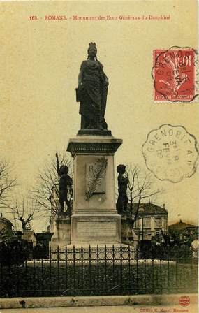 CPA FRANCE 26 "Romans, monument aux morts"