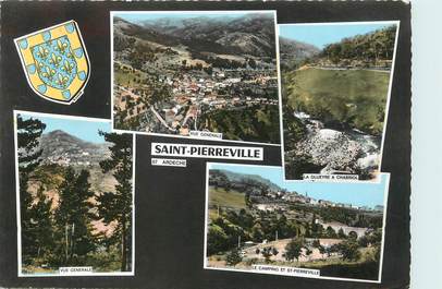 CPSM FRANCE 07  "Saint Pierreville"