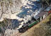 07 Ardeche CPSM FRANCE 07 "Chemin de fer du Vivarais, ligne Tournon Lamastre" / TRAIN