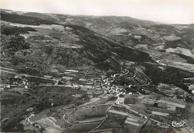 CPSM FRANCE 07 "Rochepaule, vue générale aérienne"