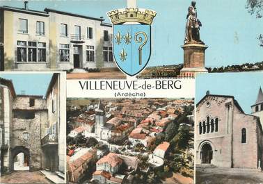 CPSM FRANCE 07 "Villeneuve de Berg"