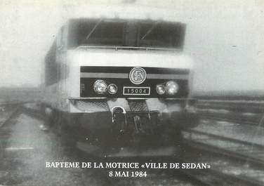 CPSM FRANCE 08 "Carte commemorative du centenaire de la gare de Sedan"
