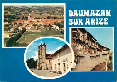 CPSM FRANCE 09 "Daumazan sur Arize, vue générale"