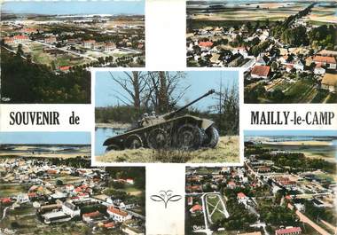 CPSM FRANCE 10 "Mailly Le camp" / CHAR