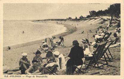 CPA FRANCE 17 "Ile d'Oléron, plage de Boyardville"