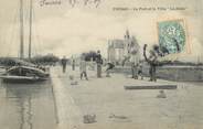 17 Charente Maritime CPA FRANCE 17 "Fouras, le port et la villa La Jetée"