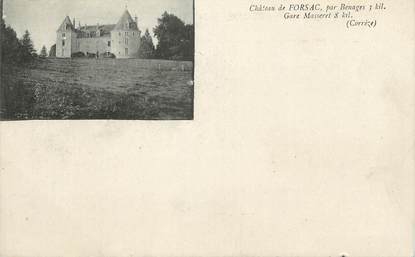 CPA FRANCE 72 "Château de Forsac"