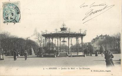 / CPA FRANCE 49 "Angers, jardin du mail, le kiosque"