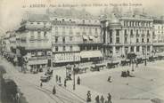 49 Maine Et Loire / CPA FRANCE 49 "Angers, place du ralliement, côté de l'hôtel des postes et rue Lenepreu"