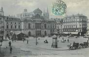 49 Maine Et Loire / CPA FRANCE 49 "Angers, place du ralliement, le théâtre"