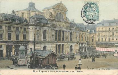 / CPA FRANCE 49 "Angers, place du ralliement, le théâtre "