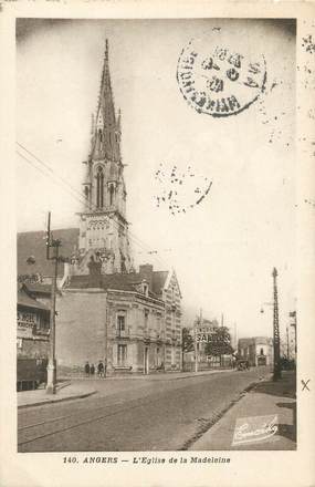 / CPA FRANCE 49 "Angers, l'église de la Madeleine"