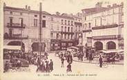 47 Lot Et Garonne / CPA FRANCE 47 "Agen, place JB, jour de marché"