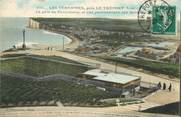 76 Seine Maritime / CPA FRANCE 76 "Le Tréport, Les Terrasses, la gare funiculaire"