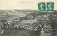 76 Seine Maritime / CPA FRANCE 76 "Le Tréport, panorama pris de la Falaise"