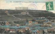 76 Seine Maritime / CPA FRANCE 76 "Le Tréport, Trianon Hôtel aux Terrasses"