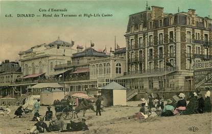 CPA FRANCE 35 "Dinard, Hotel des Terrasses"