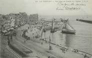 76 Seine Maritime / CPA FRANCE 76 " Le Tréport, vue prise du Perron de l'église"