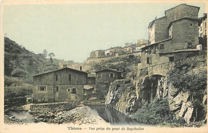 CPA FRANCE 63 "Thiers, vue prise du pont de Seychalles"