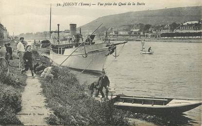 / CPA FRANCE 89 "Joigny, vue prise du quai de la Butte"