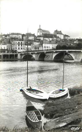 / CPSM FRANCE 89 "Joigny, le pont sur l'Yonne"