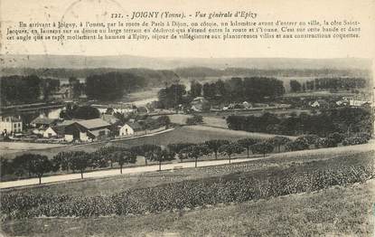 / CPA FRANCE 89 "Joigny, vue générale d'Epizy"