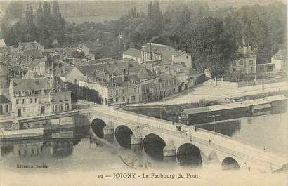 / CPA FRANCE 89 "Joigny, le faubourg du pont"