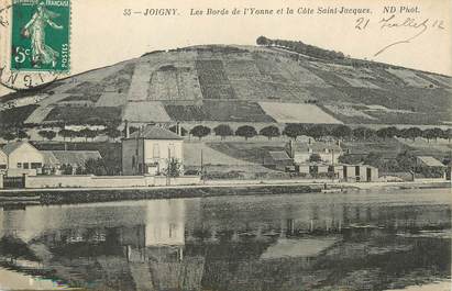 / CPA FRANCE 89 "Joigny, les bords de l'Yonne et la Côte Saint Jacques"