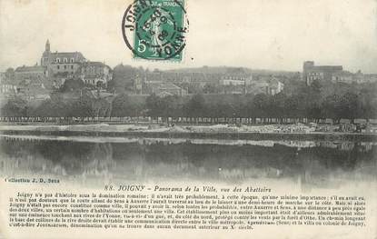 / CPA FRANCE 89 "Joigny, panorama de la ville "