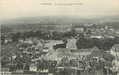 / CPA FRANCE 89 "Tonnerre, vue prise du parapet de Saint Pierre"