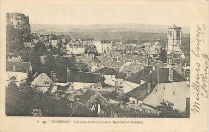 / CPA FRANCE 89 "Tonnerre, vue prise de Chamboudon"