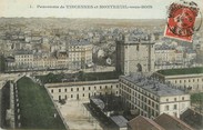 94 Val De Marne / CPA FRANCE 94 "Panorama de Vincennes et Montreuil sous bois"