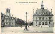 94 Val De Marne / CPA FRANCE 94 "Vincennes, place de l'hôtel de ville"