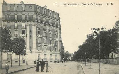 / CPA FRANCE 94 "Vincennes, l'avenue du Polygone"