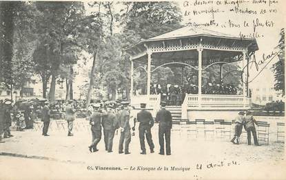 / CPA FRANCE 94 "Vincennes, le kiosque de la musique"