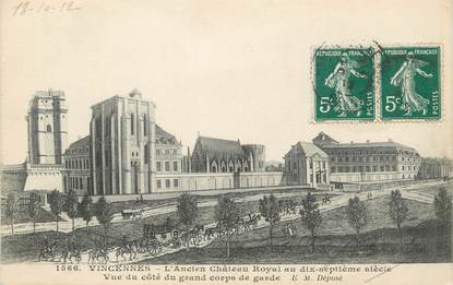 / CPA FRANCE 94 "Vincennes, l'ancien château Royal au dix septième siècle"