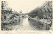 45 Loiret / CPA FRANCE 45 "Montargis, la passerelle sur le canal"