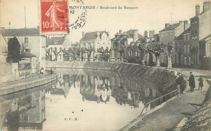 / CPA FRANCE 45 "Montargis, boulevard du rempart"