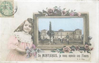 / CPA FRANCE 45 "Montargis" / PETITE FILLE