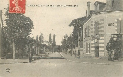 / CPA FRANCE 45 "Montargis, avenue Saint Dominique"