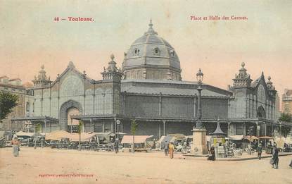 / CPA FRANCE 31 "Toulouse, Place et Halles des Carmes"