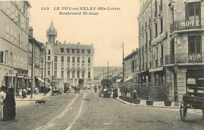 CPA FRANCE 43 "Le Puy en Velay, Bld Saint Jean"