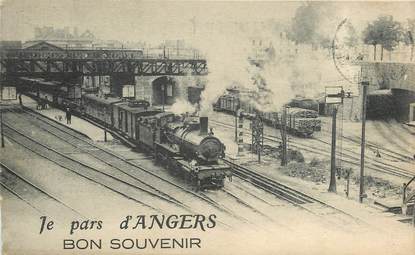 / CPA FRANCE 49 "Angers" / TRAIN