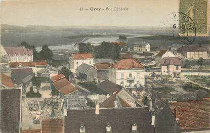 CPA FRANCE 70 "Gray, vue générale"